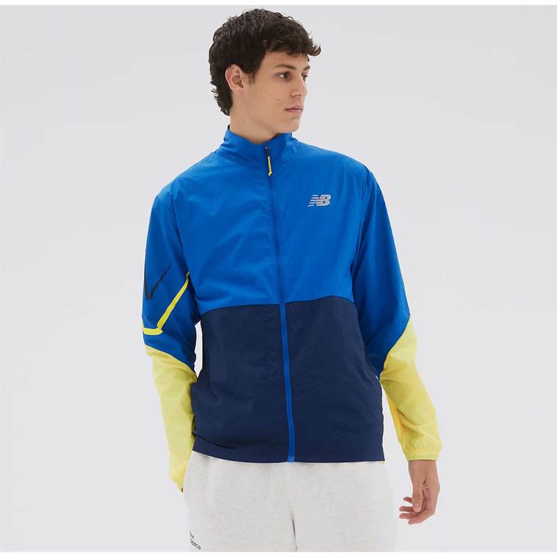 New Balance Mens Graphic Impact Run Jacket-1